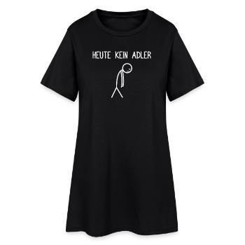 Aujourd’hui plus d’aigle fauconnier fauconnier - Robe T-shirt Femme - noir - Devant