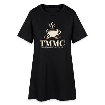 TMMC Trop de Femme Ma Coupe Club Café - Robe T-shirt Femme - noir - Devant