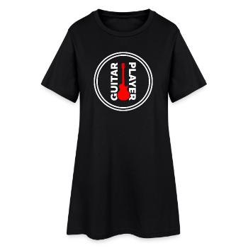 Guitariste - Robe T-shirt Femme - noir - Devant