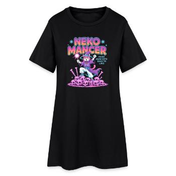 Nekomancer - T-shirt drôle de chat d’Halloween - Robe T-shirt Femme - noir - Devant