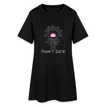 Attrape-Rêves Lotus du Temps du Rêve - Robe T-shirt Femme - noir - Devant