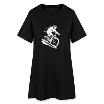 VTT Énergique VTT - Robe T-shirt Femme - noir - Devant