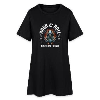 Rock and Roll Toujours et pour toujours Rockabilly 2025 - Robe T-shirt Femme - noir - Devant