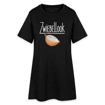 Zwiebellook Outdoor Wandern Trekking - Frauen T-Shirt-Kleid - Schwarz - Vorne