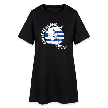 Athens - Women’s T-Shirt Dress - black - Front