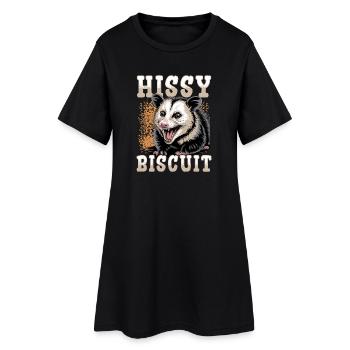 Drôle d’opossum - Robe T-shirt Femme - noir - Devant