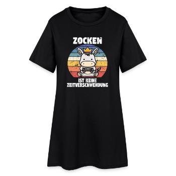 Gambling is not a waste of time - Women’s T-Shirt Dress - black - Front