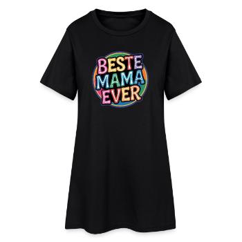 Best Mom Ever Sticker - Women’s T-Shirt Dress - black - Front