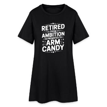Drôles Drôles Drôles Don drôle - Robe T-shirt Femme - noir - Devant