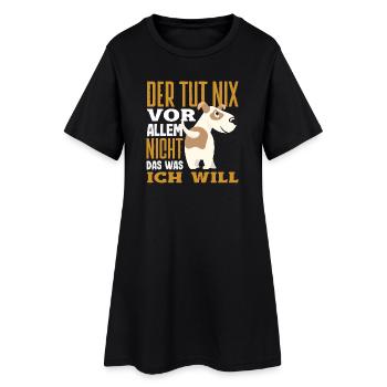 Funny Jack Russell Owner Gift - Women’s T-Shirt Dress - black - Front