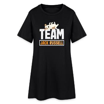 Drôle de Jack Russell Propriétaire Cadeau - Robe T-shirt Femme - noir - Devant