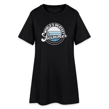 Natation Sports nautiques Float Gifts - Robe T-shirt Femme - noir - Devant