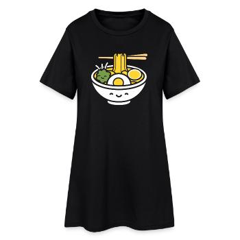 Ramen - Robe T-shirt Femme - noir - Devant