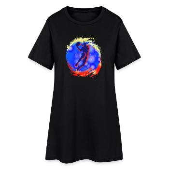 Basketball - Women’s T-Shirt Dress - black - Front