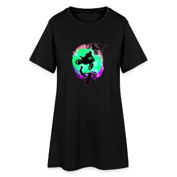 Motocross - MX - Robe T-shirt Femme - noir - Devant