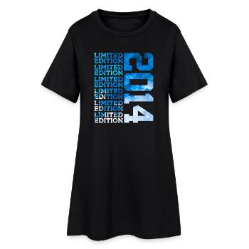 ÉDITION LIMITÉE 2014 12 ANS 12E ANNIVERSAIRE - Robe T-shirt Femme - noir - Devant