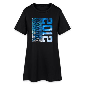 ÉDITION LIMITÉE 2012 14 ANS 14E ANNIVERSAIRE - Robe T-shirt Femme - noir - Devant