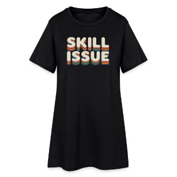 Problème de compétence - Funny Gen Alpha Memes - Robe T-shirt Femme - noir - Devant