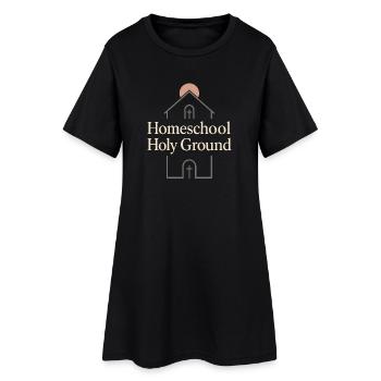 École chrétienne à la maison-Mère-Foi - Robe T-shirt Femme - noir - Devant