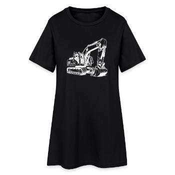 Excavatrice jouet - I Shovel Children’s Dreams Free - Robe T-shirt Femme - noir - Devant