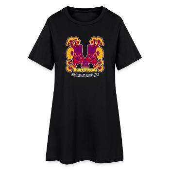 Disc-jockey - Robe T-shirt Femme - noir - Devant