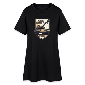 Panzerbauer 1/35 Abzeichen - Frauen T-Shirt-Kleid - Schwarz - Vorne
