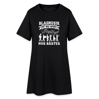La musique de fanfare est comme le sport Musiciens de fanfare - Robe T-shirt Femme - noir - Devant