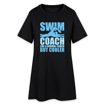 Natation Sports nautiques Float Gifts - Robe T-shirt Femme - noir - Devant