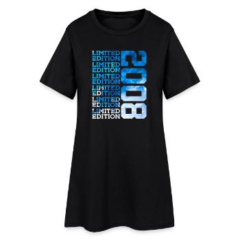 ÉDITION LIMITÉE 2008 18 ANS 18 ANS - Robe T-shirt Femme - noir - Devant