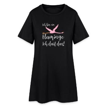 I'm not a princess, I'm a queen - Women’s T-Shirt Dress - black - Front