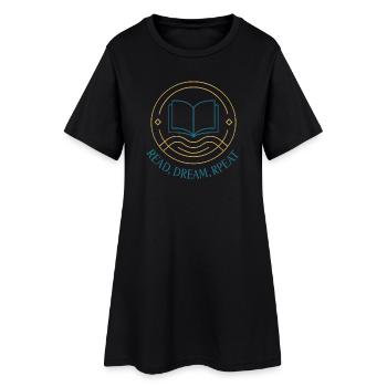 Read. Dream. Try again. - Women’s T-Shirt Dress - black - Front