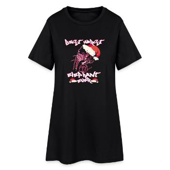 Pire citation cadeau d’éléphant de tous les temps - Robe T-shirt Femme - noir - Devant