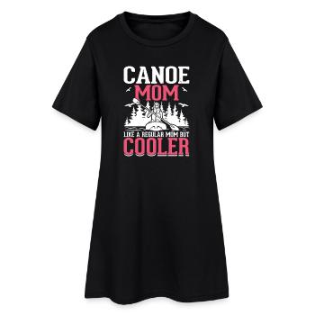 Kayak Kayaker Cadeaux Sports nautiques Tenues - Robe T-shirt Femme - noir - Devant