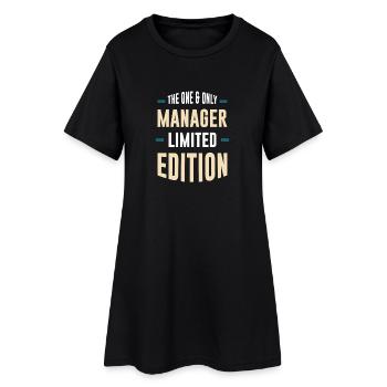 L’unique édition limitée Manager - Robe T-shirt Femme - noir - Devant