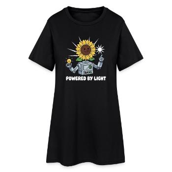 Idées de lumières pour les robots tournesols - Robe T-shirt Femme - noir - Devant