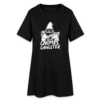 Gnome Costume Men Gnomes Gangster Gnome - Frauen T-Shirt-Kleid - Schwarz - Vorne