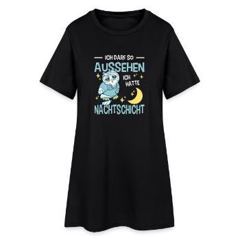 Pflegerin Geschenke Pflege Lustig Krankenpflegerin - Frauen T-Shirt-Kleid - Schwarz - Vorne