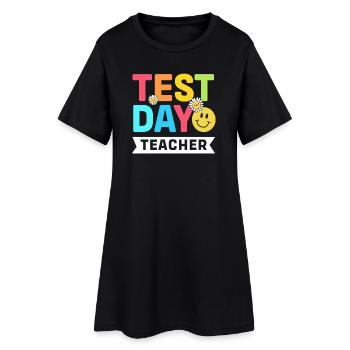 Exam Teacher Abi Abitur - Women’s T-Shirt Dress - black - Front