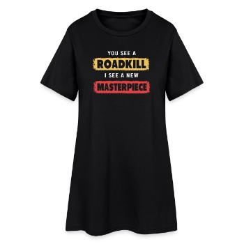 taxidermie - Robe T-shirt Femme - noir - Devant