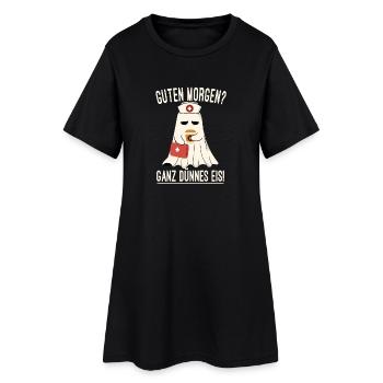 Pflegerin Geschenke Pflege Lustig Krankenpflegerin - Frauen T-Shirt-Kleid - Schwarz - Vorne