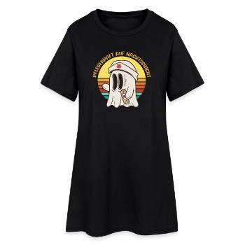 Pflegerin Geschenke Pflege Lustig Krankenpflegerin - Frauen T-Shirt-Kleid - Schwarz - Vorne