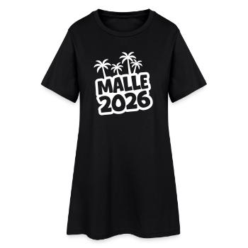 Malle 2026 - Robe T-shirt Femme - noir - Devant