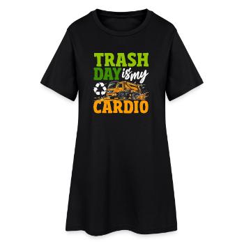 La Journée des Déchets est ma journée préférée - Robe T-shirt Femme - noir - Devant