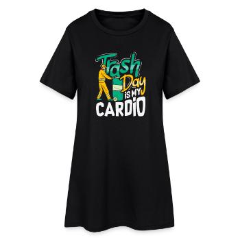 La Journée des Déchets est ma journée préférée - Robe T-shirt Femme - noir - Devant