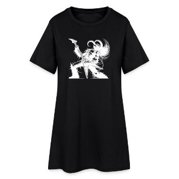 Rock god from the underworld Metal kills silence - Women’s T-Shirt Dress - black - Front