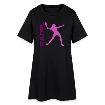 Padel - Robe T-shirt Femme - noir - Devant