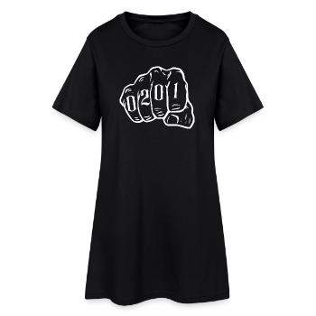 Essen Ruhrpott 0201 Vorwahl Tasche - Frauen T-Shirt-Kleid - Schwarz - Vorne