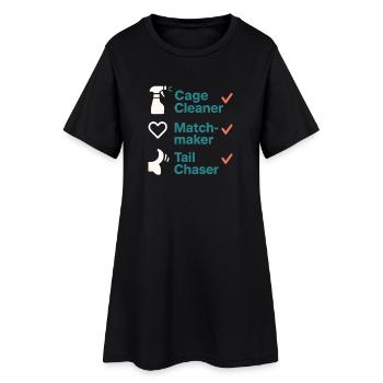 Adoption Day Pet Rescue Shelter - Women’s T-Shirt Dress - black - Front