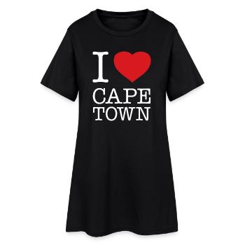 J’adore Cape Town Kapstadt - Robe T-shirt Femme - noir - Devant