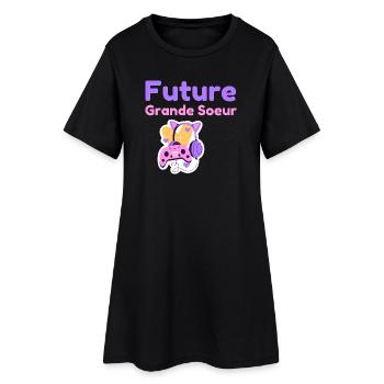 Future Big Sister Gamer - Women’s T-Shirt Dress - black - Front